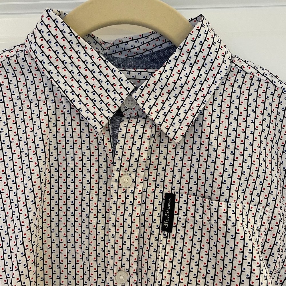 Boys Ben Sherman Long-Sleeve Button Down Shirt – Size 7